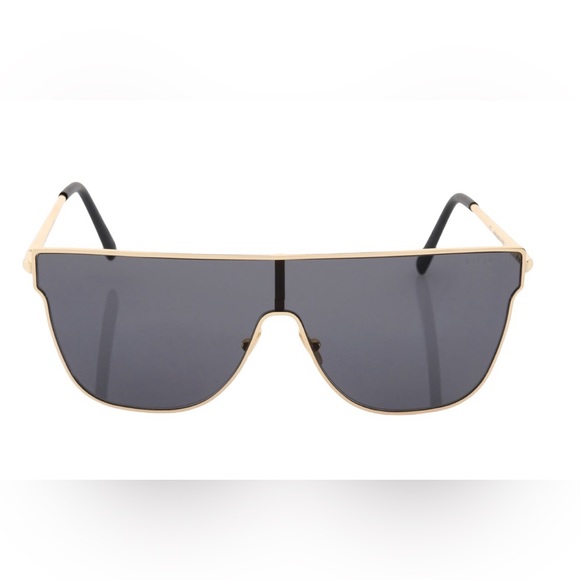 New in Box: Italian RetroSuperFuture Gold Rim Lenz Flat Sunglasses Unisex main image 9